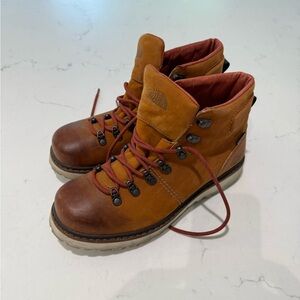 The North Face Tan Leather Hiking Boots